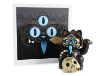 Andrew Bell x Misfortune Cat AP print