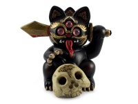 Playge x Andrew Bell Misfortune Cat in red