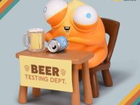 The Beer Testing Department vinyl figure set promo