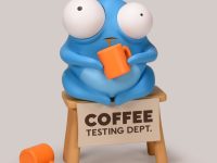 Coffee Testing Dept. creature vinyl figure set