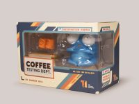 Coffee Testing Dept. creature vinyl figure set in package