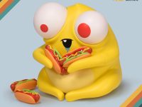 The Hot Dog Testing Dept. vinyl figure set by Andrew Bell