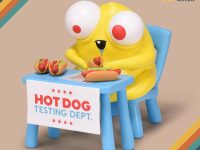 The Hot Dog Testing Dept. vinyl figure set promo